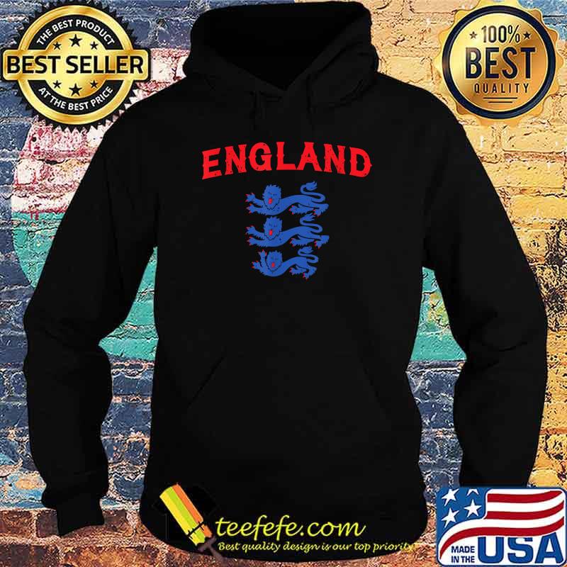 England Three Heraldic Lions Crest Soccer Football 2020 2021 Shirt Hoodie England Three Heraldic Lions Crest Soccer Football 2020 2021 Shirt Hoodie