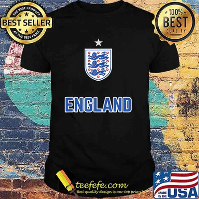 England Three Heraldic Lions Crest Soccer Football 2020 2021 T-Shirt