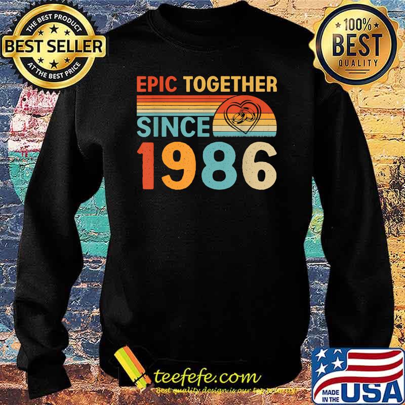 Epic Together Since 1986 Vintage Sunset T-Shirt Sweater Epic Together Since 1986 Vintage Sunset T-Shirt Sweater