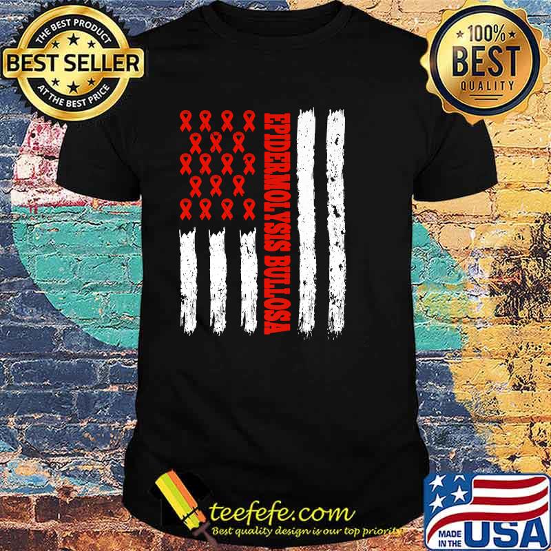 Epidermolysis Bullosa Awareness EB Related Red Ribbon Premium T-Shirt