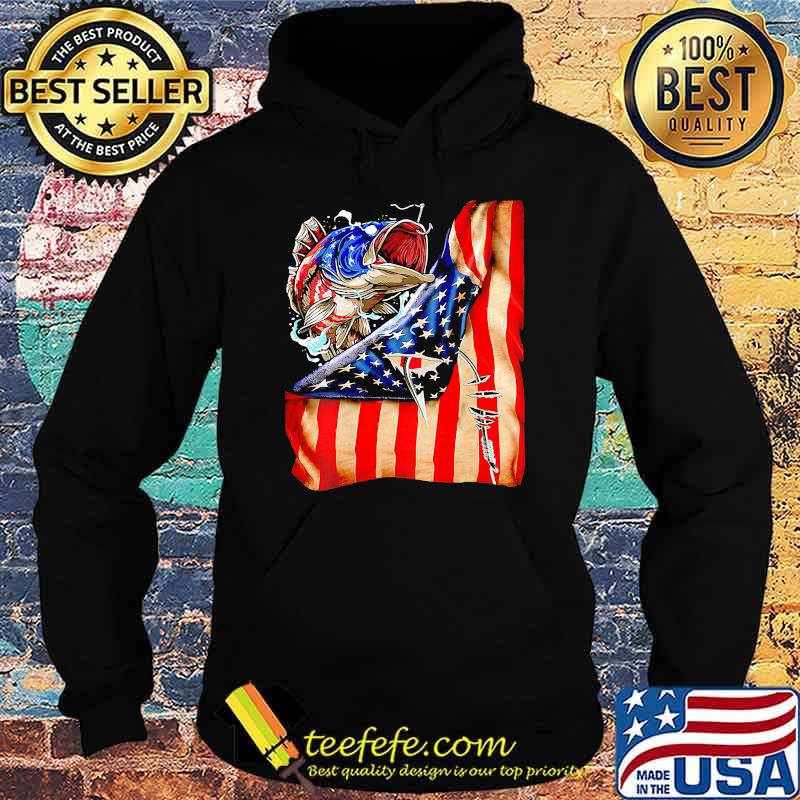 Fishing fish american flag s Hoodie Fishing fish american flag s Hoodie