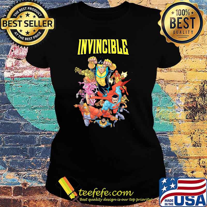 Funny Invincibles Poster T-Shirt Ladies tee Funny Invincibles Poster T-Shirt Ladies tee