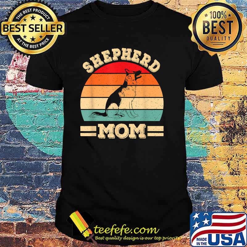 German Shepherd Mom Dog Vintage T-Shirt