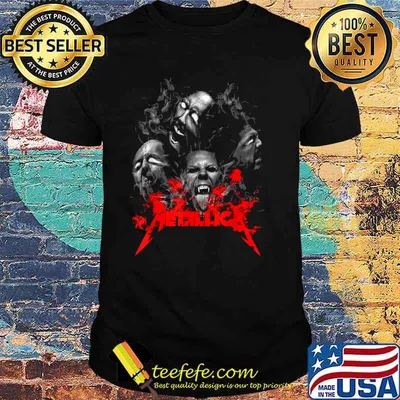 Ghost Metallicas Art Rock Band Music Legend T-Shirt