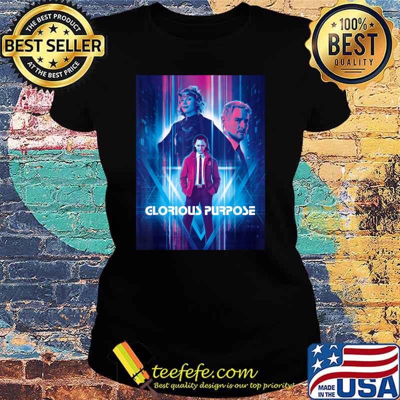 Glorious Purpose Marvel Loki Sylvie Mobius T-Shirt Ladies tee Glorious Purpose Marvel Loki Sylvie Mobius T-Shirt Ladies tee