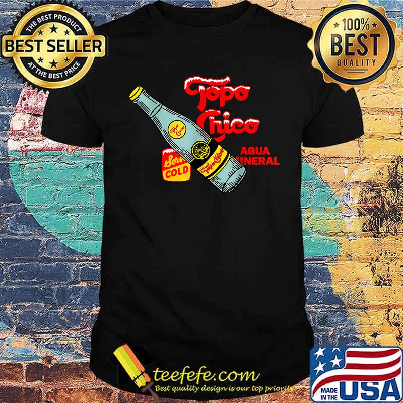 Graphic Topo-Chico Agua Uneral Lime Design Arts Bottled Waters Shirt