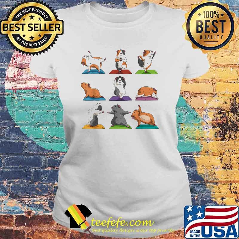 Guinea Pig Yoga Position Shirt Laides tee Guinea Pig Yoga Position Shirt Laides tee