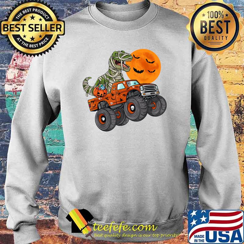 Halloween Mummy T Rex Monster Truck Pumkin Shirt Sweater Halloween Mummy T Rex Monster Truck Pumkin Shirt Sweater