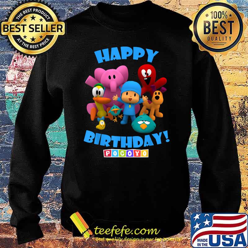 Happy Birthday Pocoyo! T-Shirt Sweater Happy Birthday Pocoyo! T-Shirt Sweater
