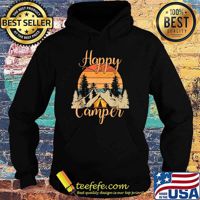 Happy Camper Vintage Shirt Hoodie Happy Camper Vintage Shirt Hoodie