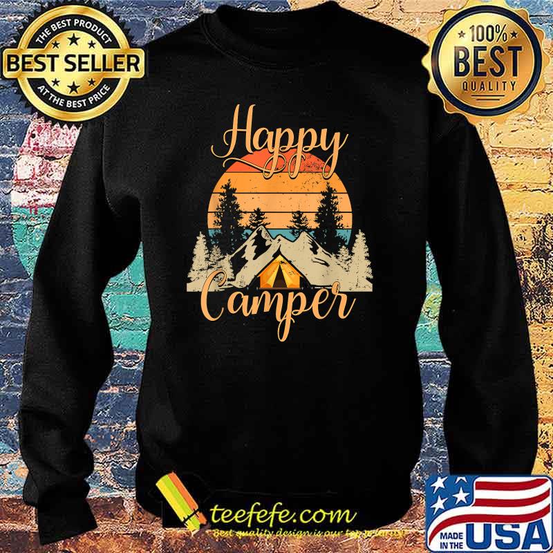 Happy Camper Vintage Shirt Sweater Happy Camper Vintage Shirt Sweater