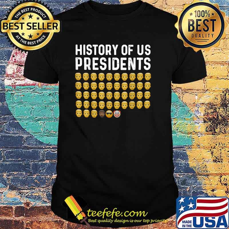 History of US Presidents Emojis Shirt