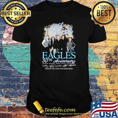 Hotel California 2021 Tour Eagles 50th Anniversary Thank You For The momories Shirt