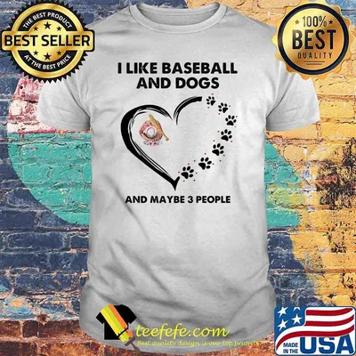 I like baseball and dogs and maybe 3 people flower heart shirt