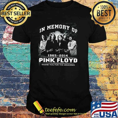 In Memory Of 1965 2014 Pink Floyd Thank You For the Memorie Shirt