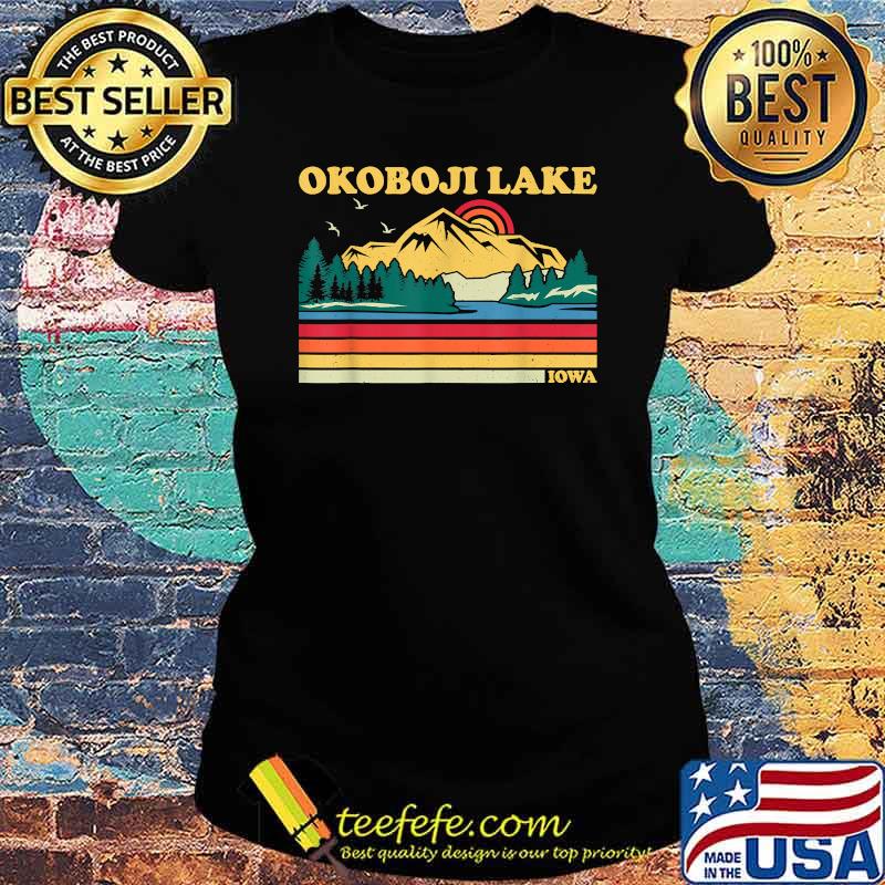Iowa Okoboji Lake Vintage Shirt Ladies tee Iowa Okoboji Lake Vintage Shirt Ladies tee