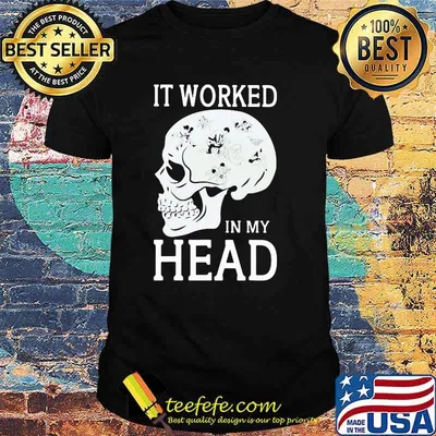 It Worked In My Head Jiu Jitsu Skull Shirt