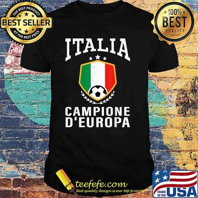 Italy Campione Europa Jersey Soccer 2021 Team Shirt