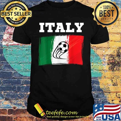 Italy Football Soccer Italian Flag Shirt