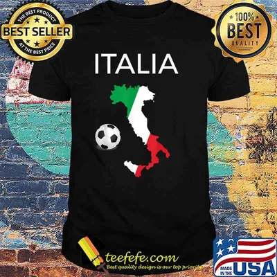 Italy Soccer Italian Italia Forza Azzurri T-Shirt