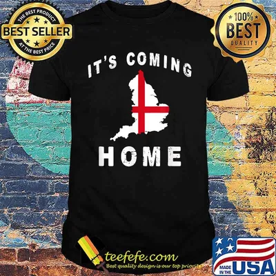 Its Coming Home England Football 2021 Shirt