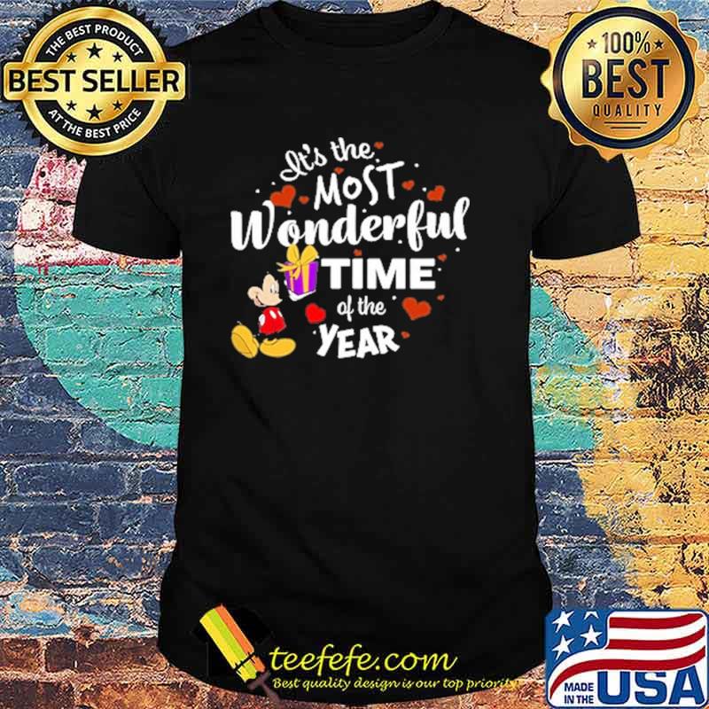 Its the most wonderful time of the year mickey shirt