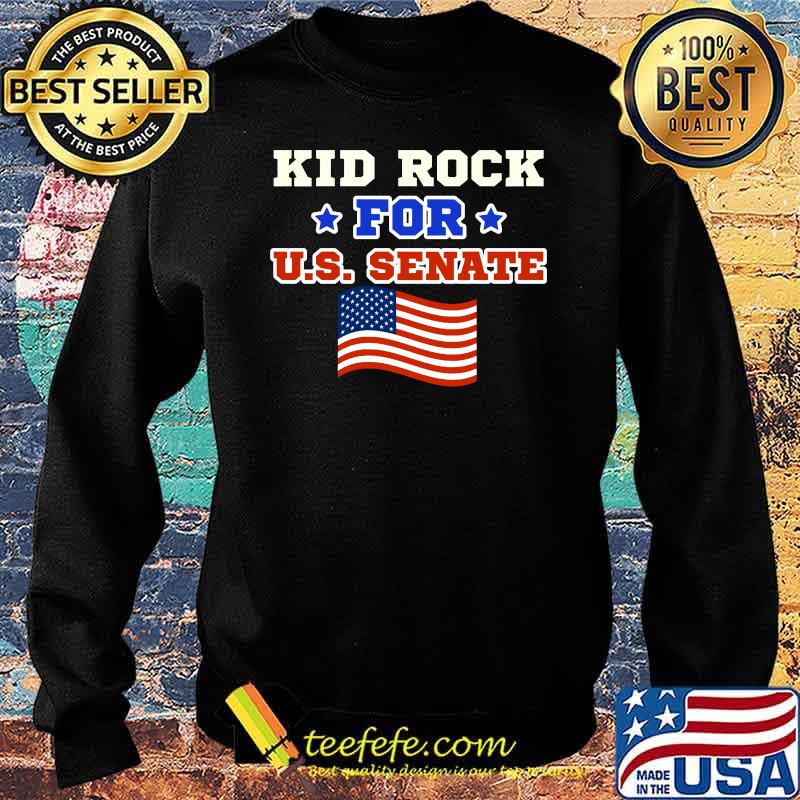 Kid Rock for US Senate Political Patriotic T-Shirt Sweater Kid Rock for US Senate Political Patriotic T-Shirt Sweater