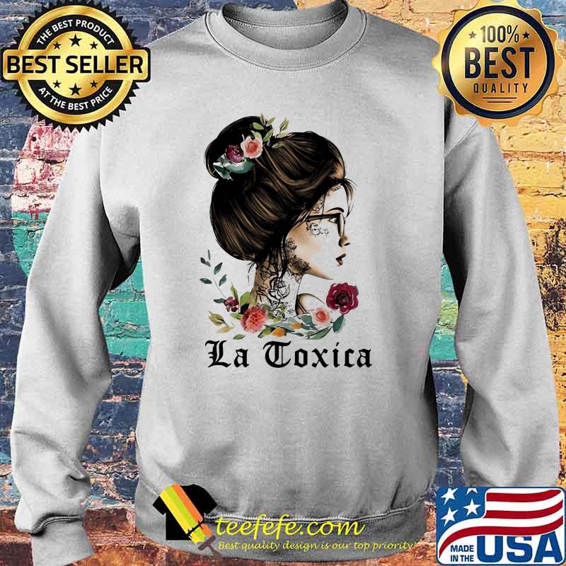 La Toxica Girl Flower Shirt Sweater La Toxica Girl Flower Shirt Sweater