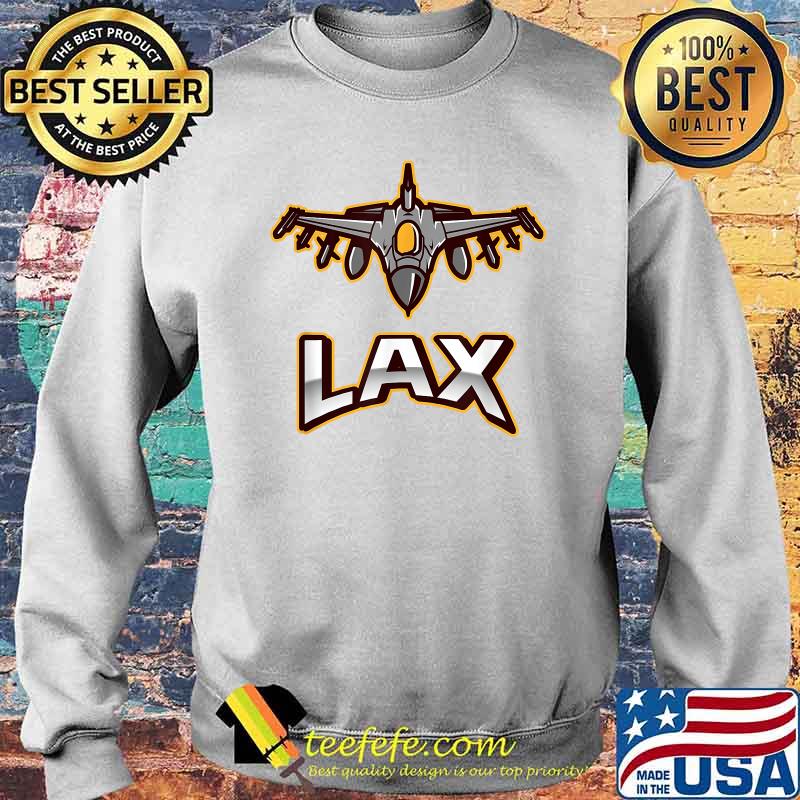 LAX airport code with airplane los angeles T-Shirt Sweater LAX airport code with airplane los angeles T-Shirt Sweater