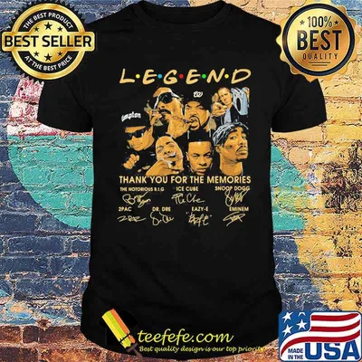 Legend Thank you For The Memorie Shirt