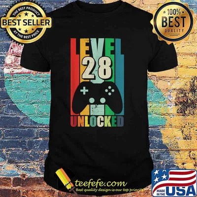 Level 28 unclocked video game vintage shirt