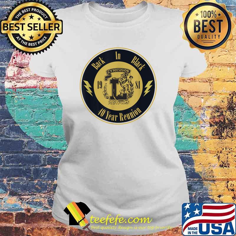 LHS 81 Black and Gold Logo T-Shirt Laides tee LHS 81 Black and Gold Logo T-Shirt Laides tee