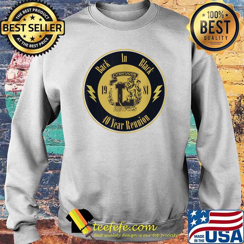 LHS 81 Black and Gold Logo T-Shirt Sweater LHS 81 Black and Gold Logo T-Shirt Sweater