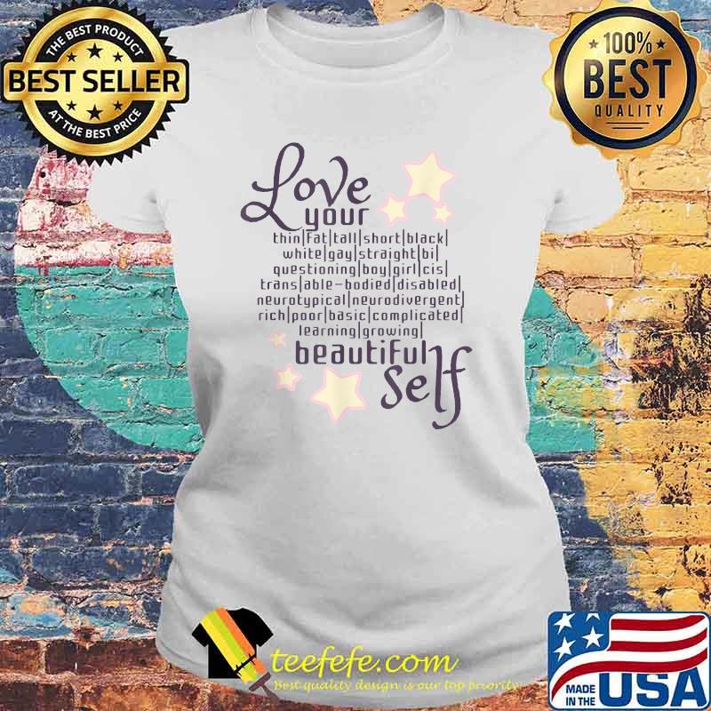 Love Yourself - Self-Love and Positivity T-Shirt Laides tee Love Yourself - Self-Love and Positivity T-Shirt Laides tee