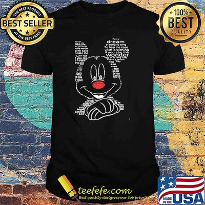 Mickey i have dream a song to sing to help me cope with anything shirt
