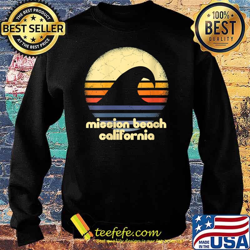 Mission Beach California Ocean Wave Vintage Shirt Sweater Mission Beach California Ocean Wave Vintage Shirt Sweater