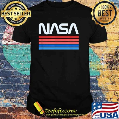 NASA Worm Logo Vintage T-Shirt