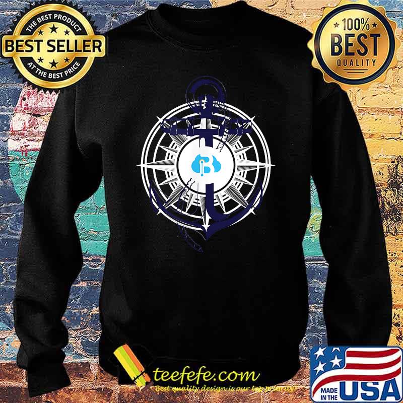 Non Terra Sed Aquis Sailor's Latin Motto Nautical T-Shirt Sweater Non Terra Sed Aquis Sailor's Latin Motto Nautical T-Shirt Sweater