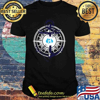 Non Terra Sed Aquis Sailor's Latin Motto Nautical T-Shirt