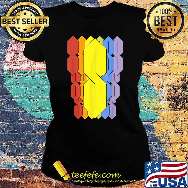 Nostalgic Rainbow Doodle S Shirt Ladies tee Nostalgic Rainbow Doodle S Shirt Ladies tee