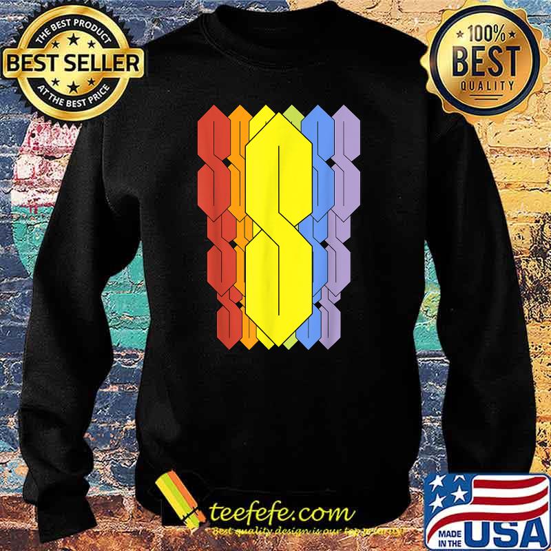 Nostalgic Rainbow Doodle S Shirt Sweater Nostalgic Rainbow Doodle S Shirt Sweater