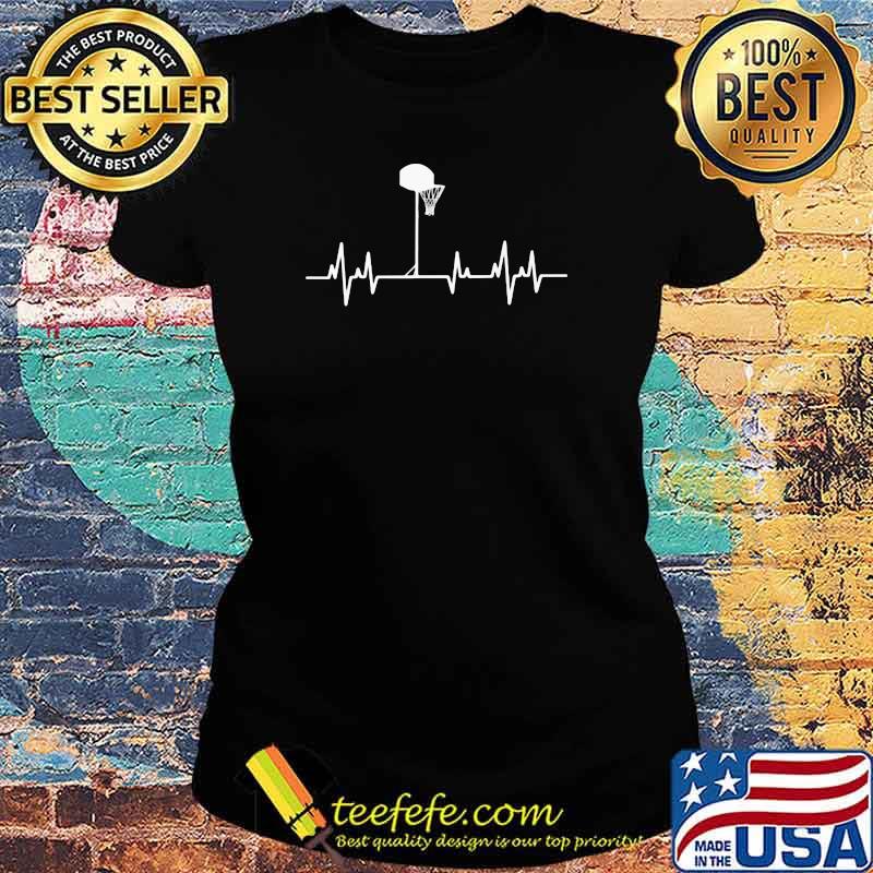 Official Basketball Heartbeat Shirt Ladies tee Official Basketball Heartbeat Shirt Ladies tee