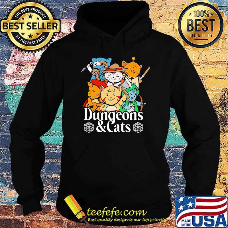 Official Dungeons And Cats Shirt Hoodie Official Dungeons And Cats Shirt Hoodie