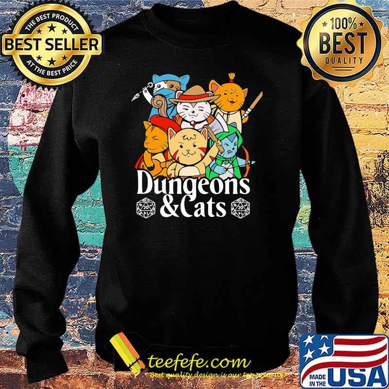 Official Dungeons And Cats Shirt Sweater Official Dungeons And Cats Shirt Sweater
