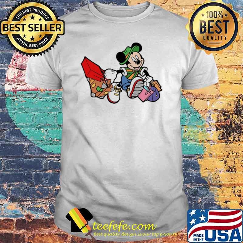 Official mickey mouse go shopping shirt