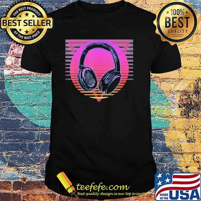 Official Music headphone Dj shirt