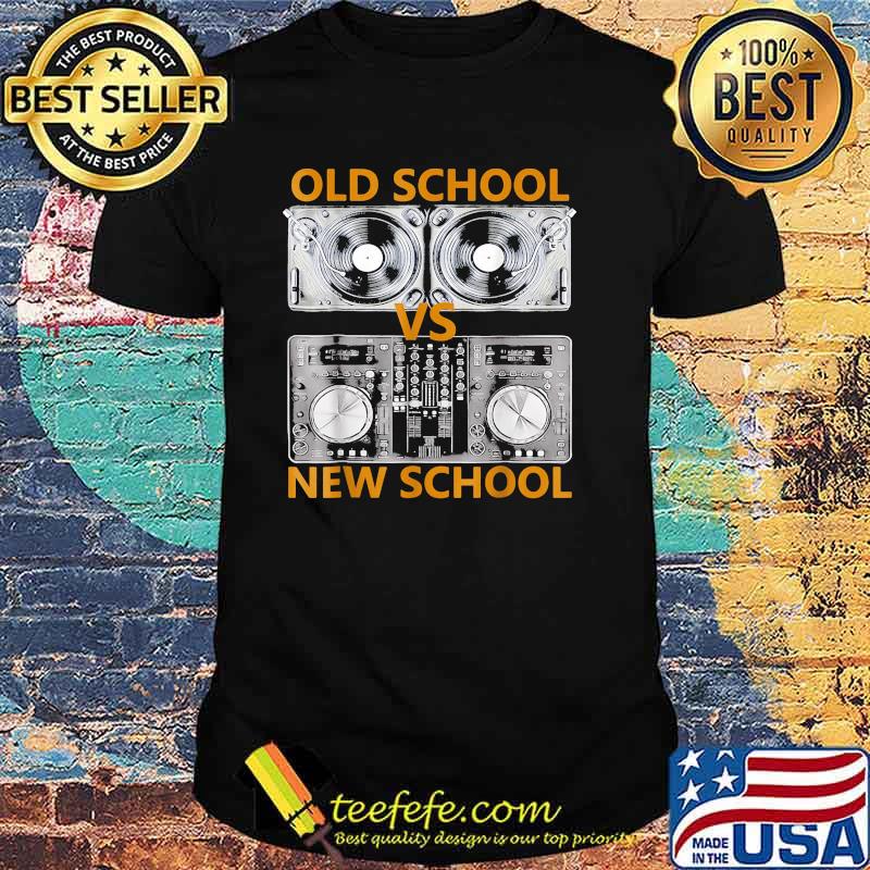 Old school vs new school music shirt