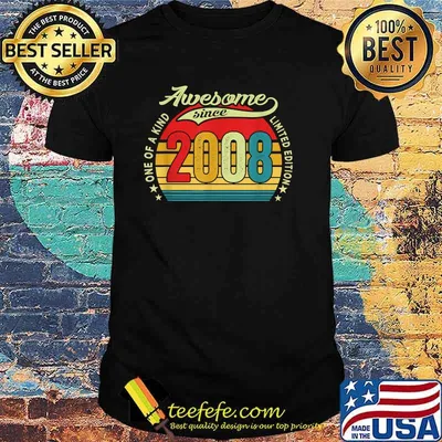One of a kind awesome since 2008 vintage shirt