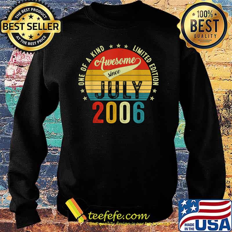 One of a kind awesome since july 2006 vintage s Sweater One of a kind awesome since july 2006 vintage s Sweater