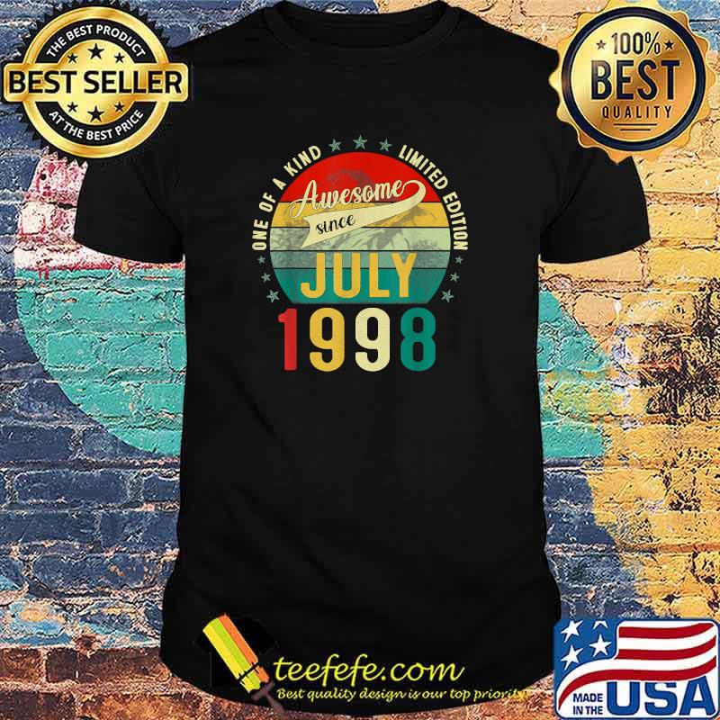 One of a kind limited edition awesome sice july 1998 23th years old vintage shirt